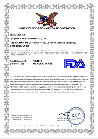 eyelash manufacturer with FDA certificate