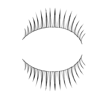 Natural Wispy Human Hair Lash AA1