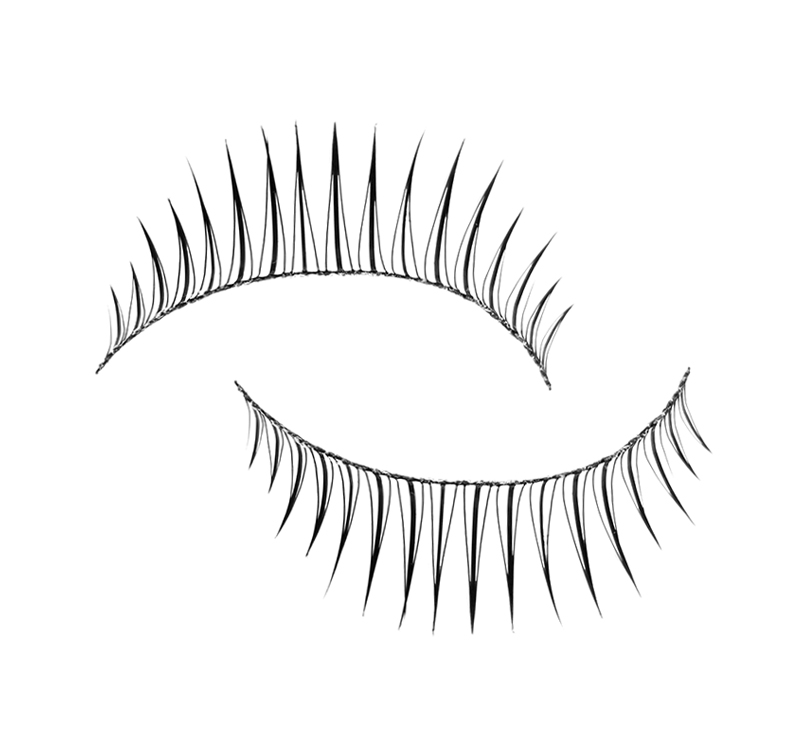 Natural Wispy Human Hair Lash AA1