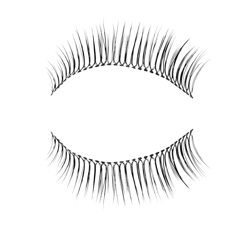 Natural Wispy Human Hair Lash AT004