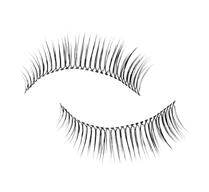 Natural Wispy Human Hair Lash AT004