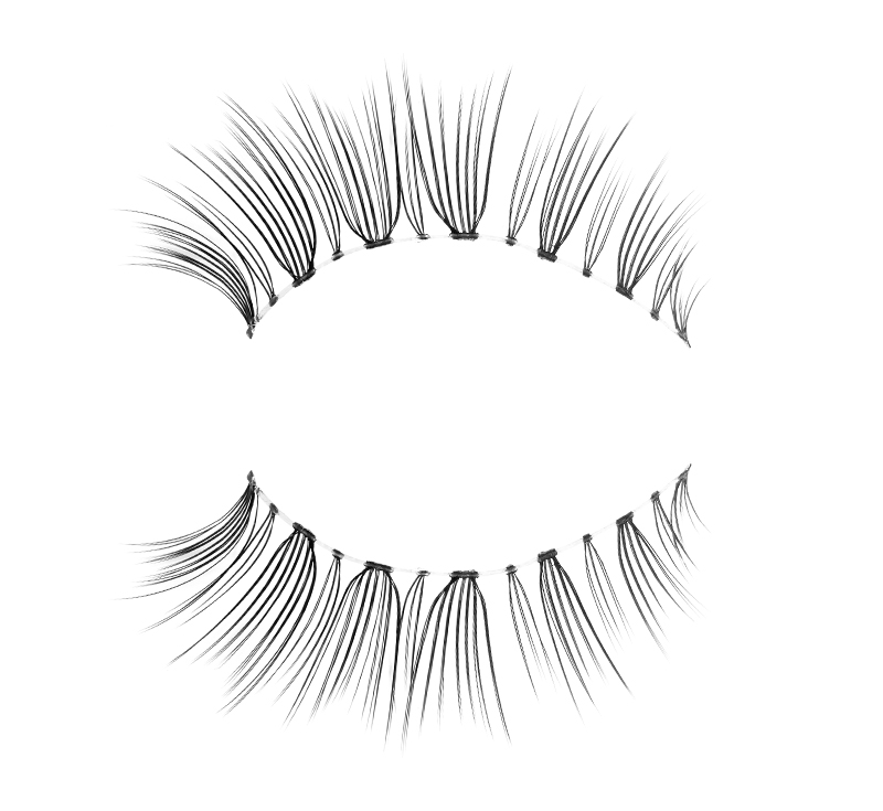 Natural Wispy Human Hair Lash AT005