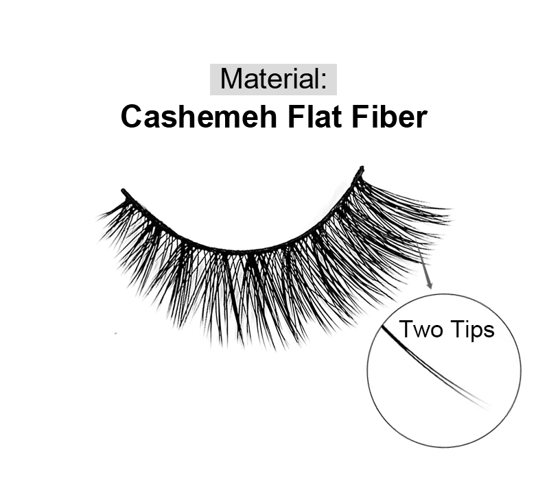 New 3D Cashmere Flat Strip Lash ANH009