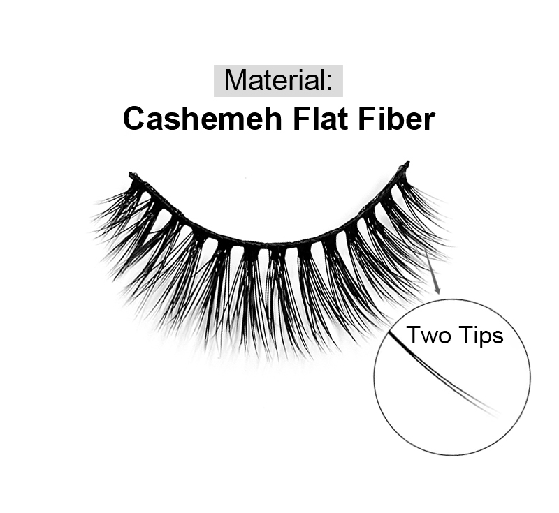 New 3D Cashmere Flat Strip Lash ANH006