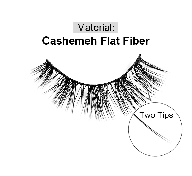 New 3D Cashmere Flat Strip Lash ANH004