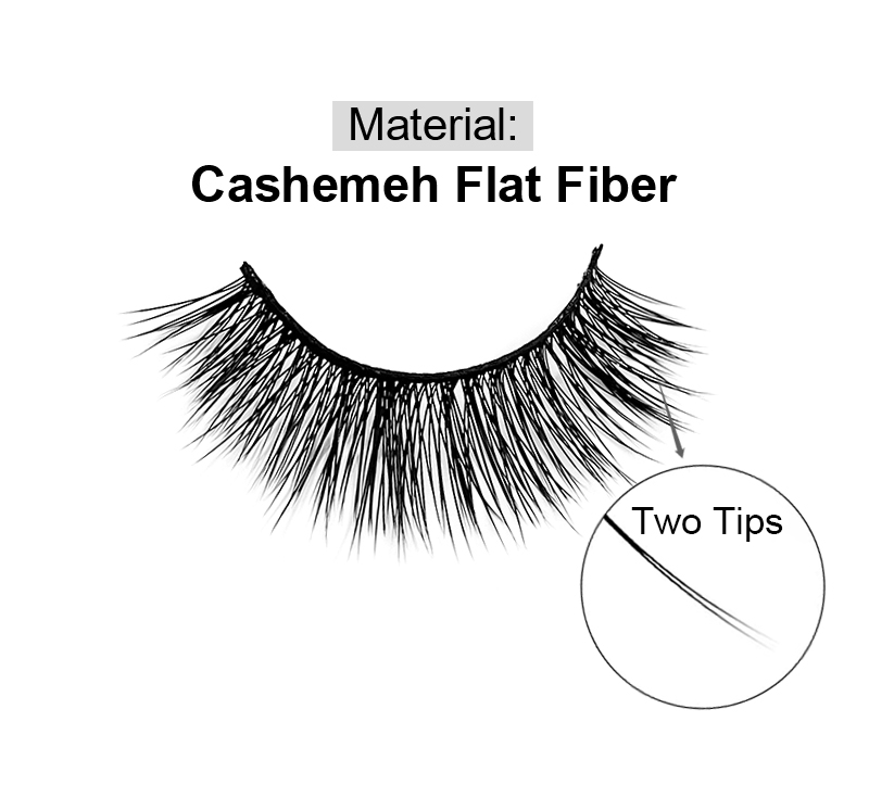 New 3D Cashmere Flat Strip Lash ANH003