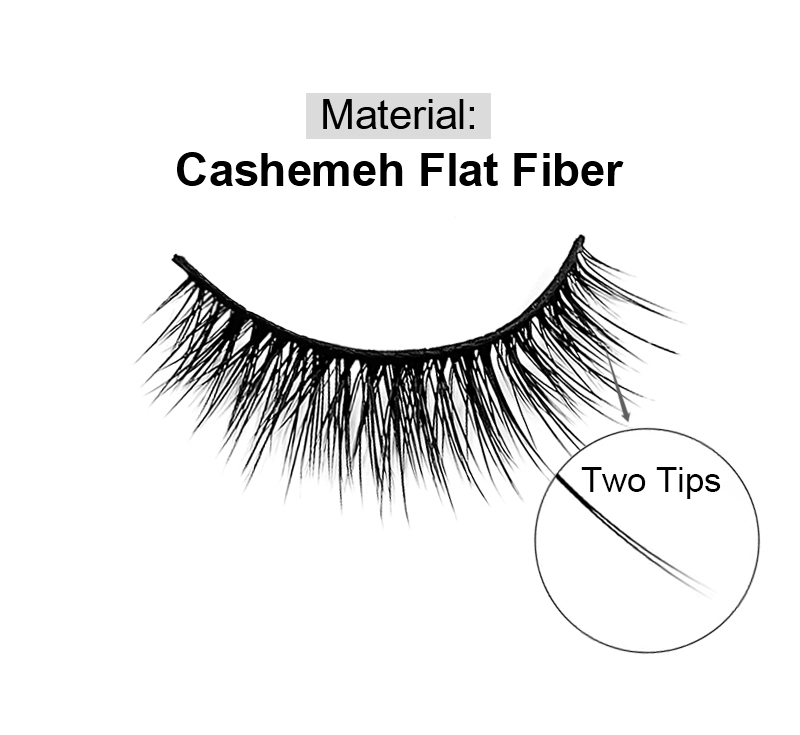 New 3D Cashmere Flat Strip Lash ANH002