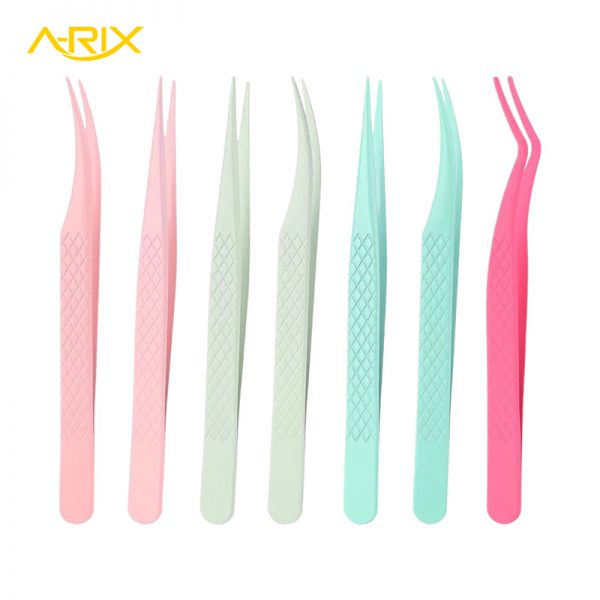 Non-stick-Eyelash-Tweezers ×2