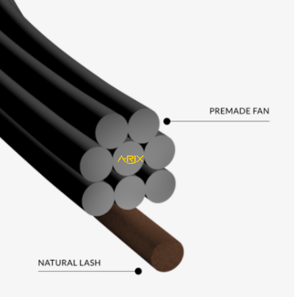 Slim pointy base for seamless attachment