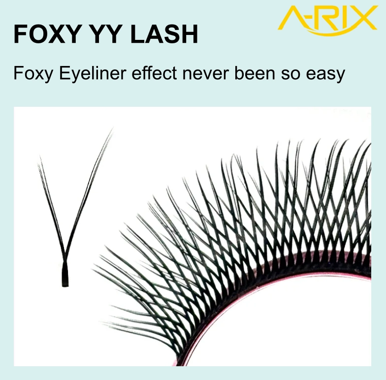 A-RIX 0.07mm Foxy YY Lash Premade Volume Eyelash Extensions Easy Application