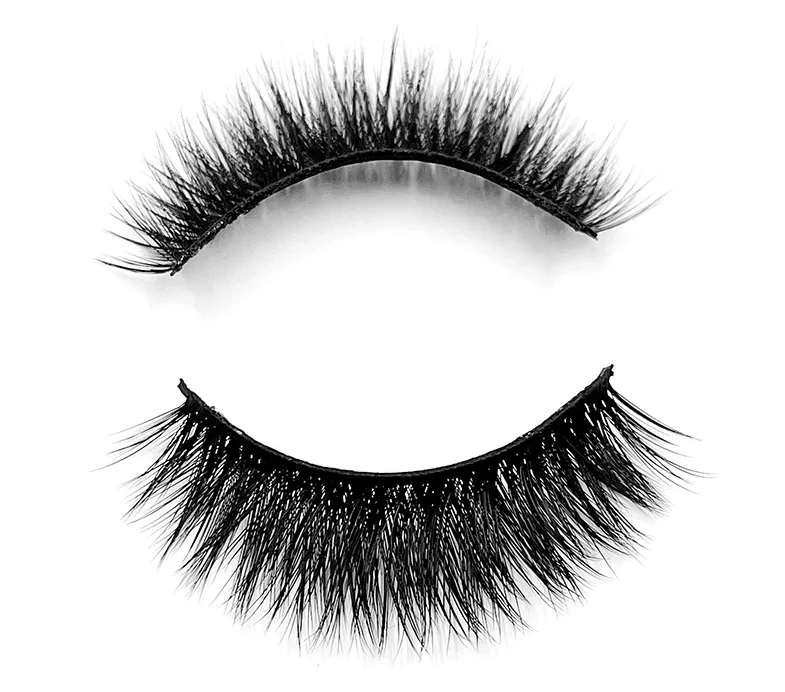 Custom Private Label Vegan Dramatic Lightweight fiber 3D Faux Mink Eyelashes