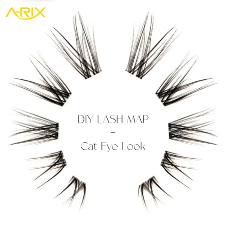 DIY Cluster Natural Wispy Volume Eyelash Extension Underlashes New User Friendly