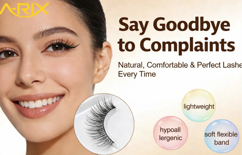 Say Goodbye to Complaints How to Choose Truly 'Non-Irritating, Ultra-Comfortable' False Lashes for Your Brand