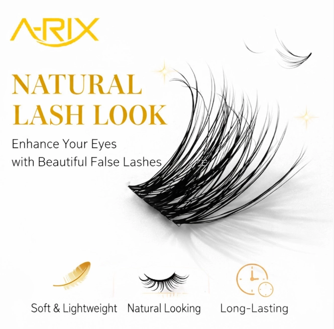 Fluffy 3D Cluster Lashes – Vegan Ultra-Soft PBT Fiber Lashes