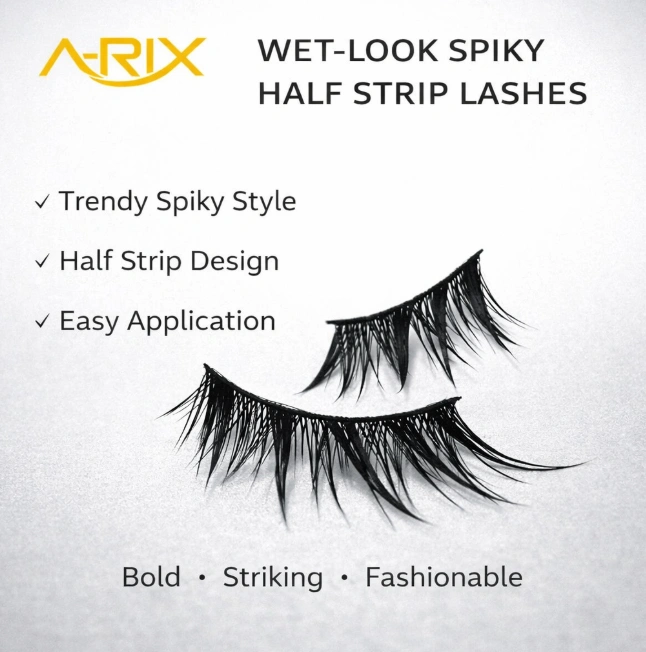 New Wet Spiky Look Half Eyelash Strip Lash