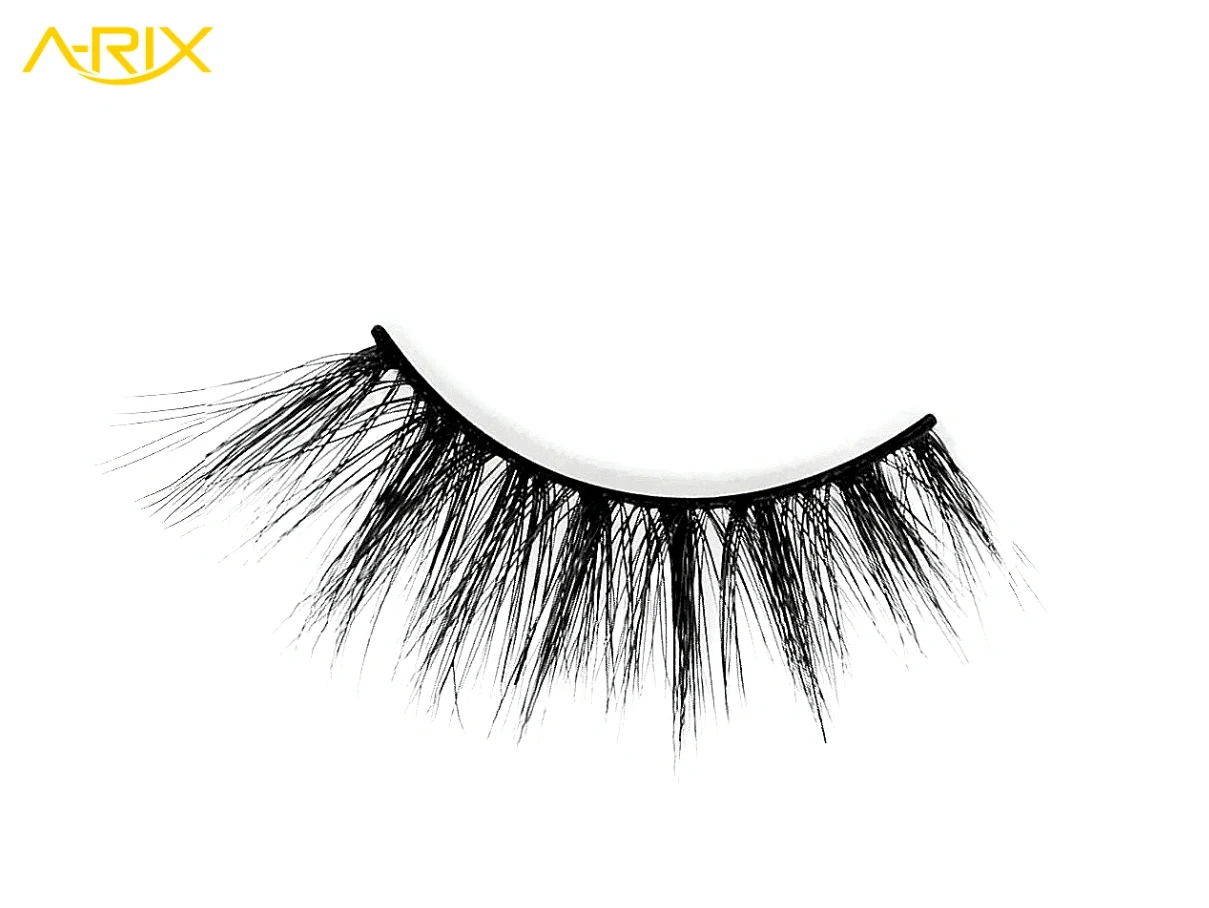 Private Label Faux Mink 3d Mink Lashes Wholesale Handmade Half Eyelashes