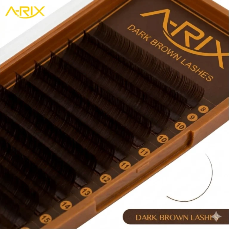 A-RIX- Premium -Dark -Brown -Eyelash -Extensions -Wholesale -B2B- Private- Label- Lash- Supplier-1