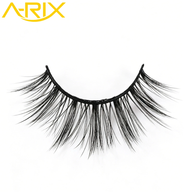 5-Pairs-3D-D-Curl-Russian-Faux-Mink Lashes – Fluffy-Wispy-Short-Natural-Strip-Lashes