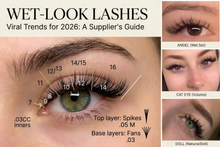 Wet-look-lashes