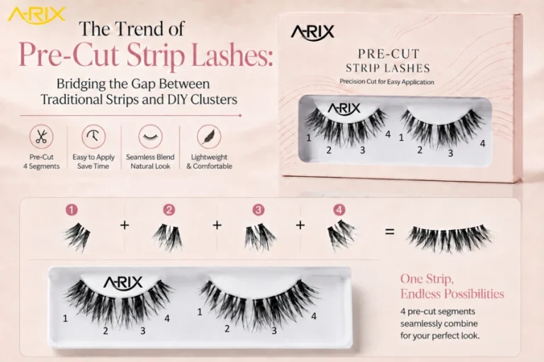 The Trend of Pre-Cut Strip Lashes