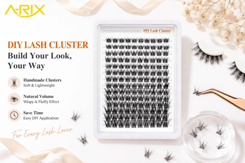 Bulk Custom Branding Durable Innovative Laser‑Engineered DIY Cluster Lashes Feather‑Light,