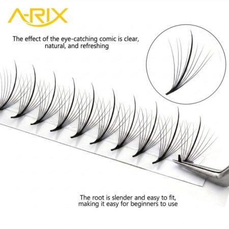 A-RIX Wispy Spike Lashes Handmade 5/7/9D Butterfly Wing Lash Spike Fluffy Premade Fans 8-15mm Anime-Style Eyelash Extension