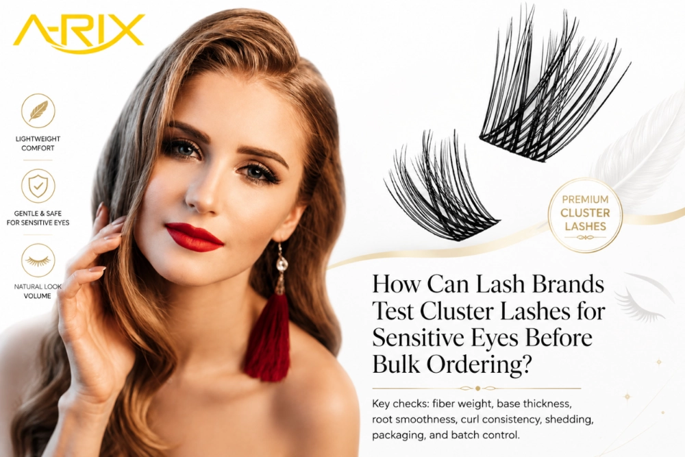 How Can Lash Brands Test Cluster Lashes for Sensitive Eyes Before Bulk Ordering