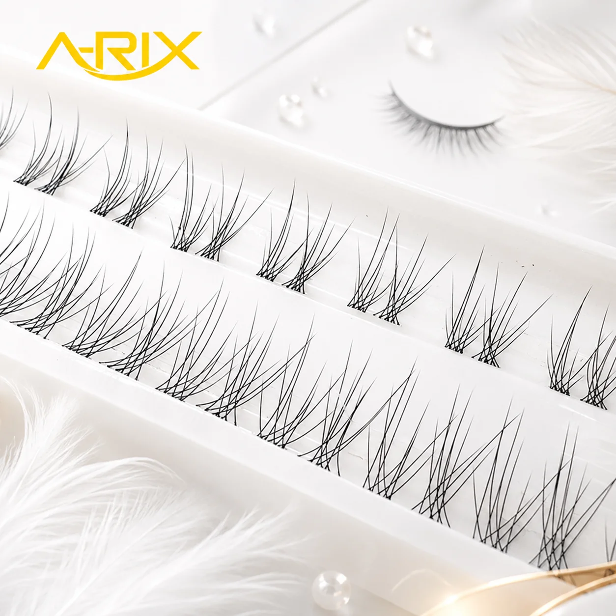 Wholesale Cluster Eyelash Extension Handmade Applying False DIY Eyelashes